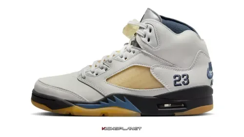 Nike công bố hình ảnh A Ma Maniére x Air Jordan 5 "Diffused Blue" | KICKSPLANET