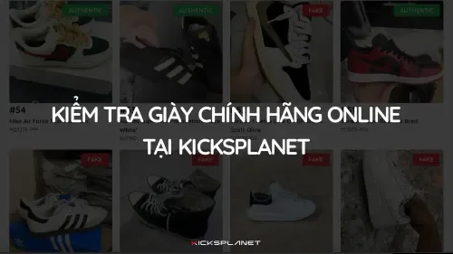 Kiểm tra giày chính hãng online tại Kicksplanet.vn | KICKSPLANET