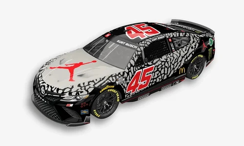 Jordan hợp tác cùng 23XI Racing Wrap Kurt Busch’s No. 45 | KICKSPLANET