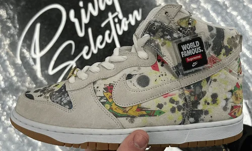 Những hình ảnh mới nhất về phiên bản Supreme x Nike SB Dunk High!! | KICKSPLANET