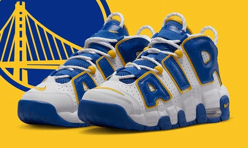 Nike Air More Uptempo trong concept The Golden State Warriors | KICKSPLANET