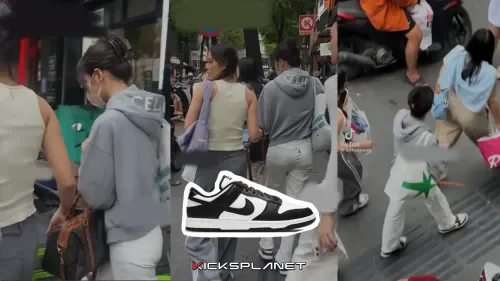 LISA - BLACKPINK mang Dunk Low 'Panda' dạo phố Sài Gòn | KICKSPLANET
