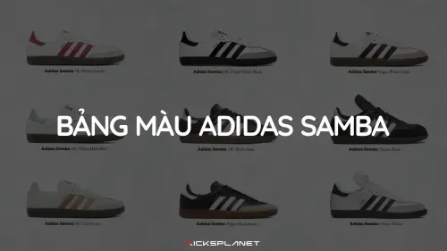 Tổng hợp các phối màu của Adidas Samba | KICKSPLANET