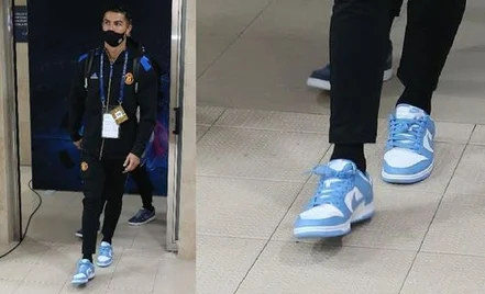 Dunk Low UNC tăng giá chóng mặt sau cuộc họp báo của Cristiano Ronaldo | KICKSPLANET