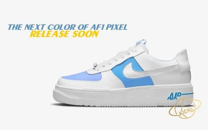 Air Force 1 Pixel phối màu xanh da trời quá đẹp | KICKSPLANET