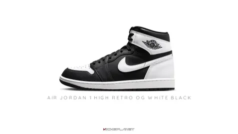 Air Jordan 1 Retro High OG 'Black White' sẽ ra mắt tháng 2/2024 | KICKSPLANET