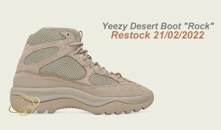 [Restock] Yeezy Desert Boot “Rock” trở lại vào ngày 21/2 | KICKSPLANET