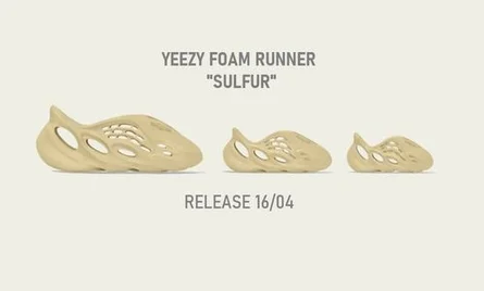 Adidas Yeezy Foam Runner “Sulfur” mở bán 16/4 | KICKSPLANET