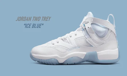 The Jordan TWO TREY trong một tông màu cực kỳ mát lạnh "Ice Blue" | KICKSPLANET