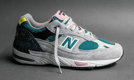 The New Balance 991 comeback cùng phối màu eal And Pink Accents mới!! | KICKSPLANET