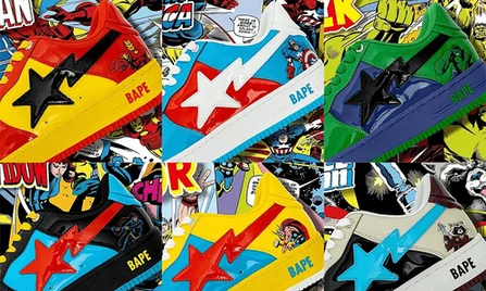Marvel và BAPE tái hợp cùng Iron Man, Captain America và nhiều nhân vật cộm cán khác? | KICKSPLANET