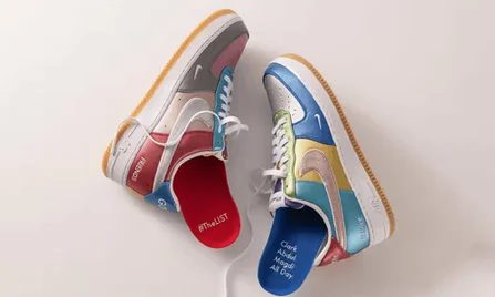 Những hình ảnh chính thức đầu tiên của phiên bản DJ Clark Kent x Nike Air Force 1 Low "The List | KICKSPLANET