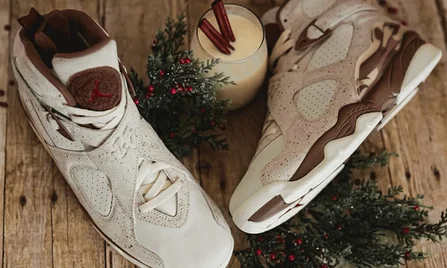 Jumpman ăn mừng mùa lễ hội cùng phiên bản Air Jordan 8 “Eight-Nog” mới nhất!! | KICKSPLANET