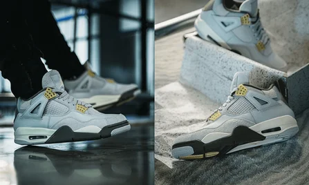 Xuất hiện những hình ảnh chi tiết về The Air Jordan 4 Craft SE “Photon Dust”!! | KICKSPLANET