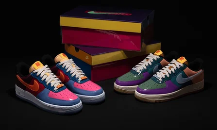 Undefeated release đợt phát hành cuối cùng mang tên Nike Air Force 1 SP “Patent Pack”!! | KICKSPLANET