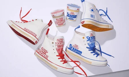 Converse & Nissin Foods Cook trong cùng dự án mô phỏng lại những ly mì?? | KICKSPLANET