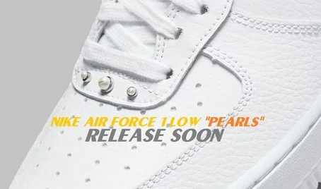 Nike đính ngọc trai lên Air Force 1 tạo ra phiên bản sang chảnh | KICKSPLANET