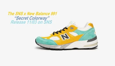 The SNS x New Balance 991 phát hành phối màu "Secret Colorway"  | KICKSPLANET