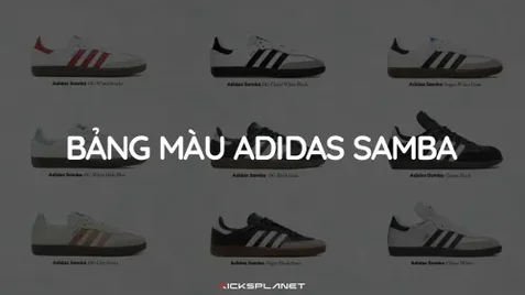 Tổng hợp các phối màu của Adidas Samba | KICKSPLANET
