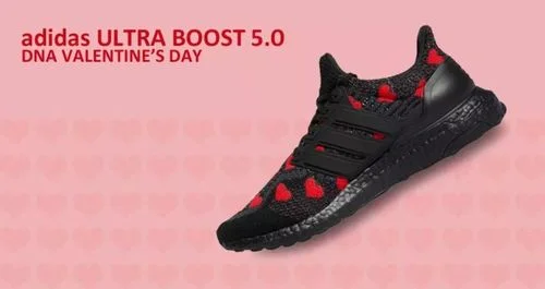 Tim chi chít trên mẫu giày Adidas Ultraboost 5.0 DNA phiên bản Valentine 2022 | KICKSPLANET